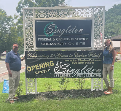 Singletons 1st Choice Pet Cremation's logo